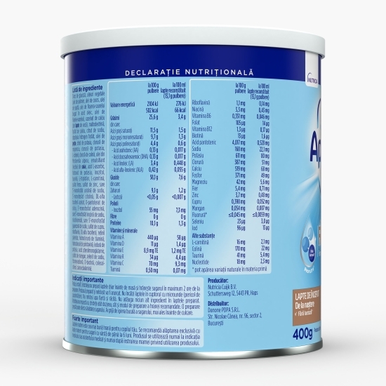 Lapte praf fără lactoză, de la naștere, Nutricia, 400g