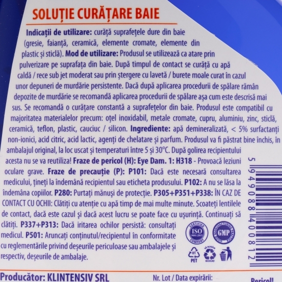 Detergent universal pentru baie 0.5l