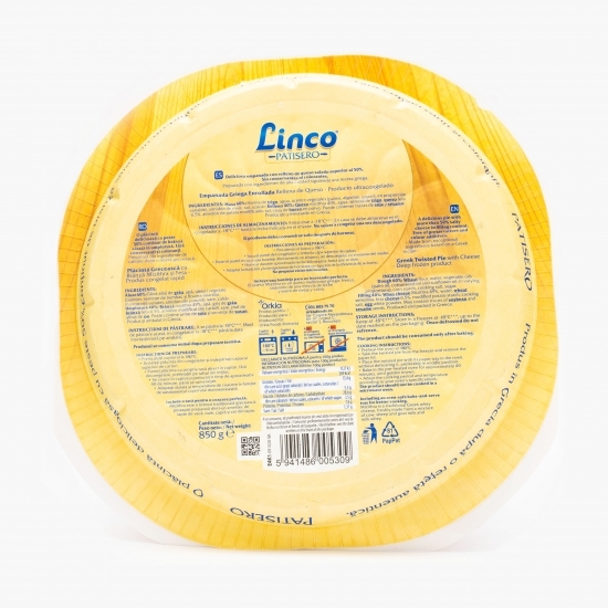Plăcintă grecească cu brânză Mizithra și Feta 850g