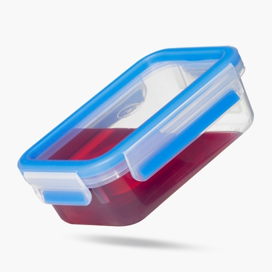 Caserolă Clip&Close, 1l, 100% etanș, compatibilă cuptor cu microunde, plastic