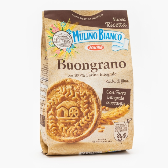 Biscuiți integrali cu zahăr din trestie de zahăr și miere 250g