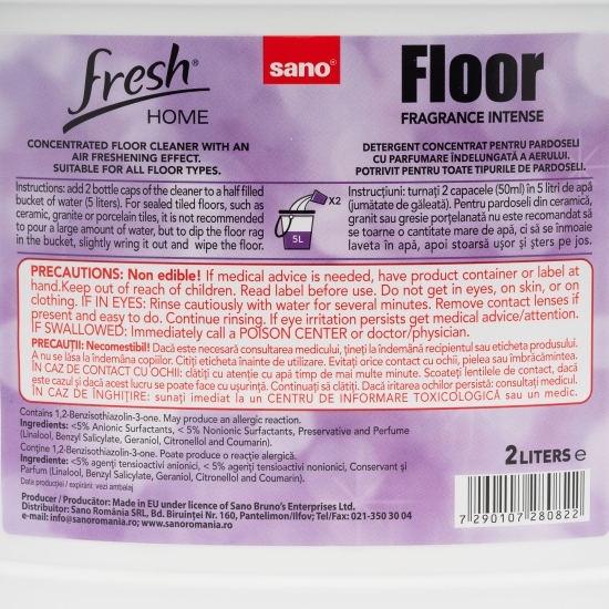 Detergent pentru pardoseală Relaxing Spa 2l