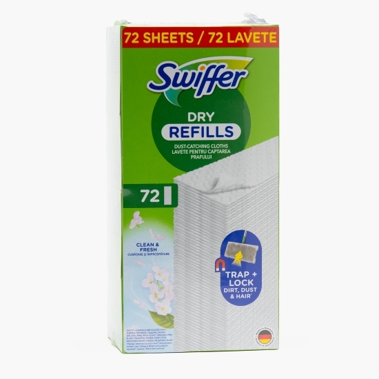 Rezerve lavete uscate pentru pardoseală Sweeper, 72 buc