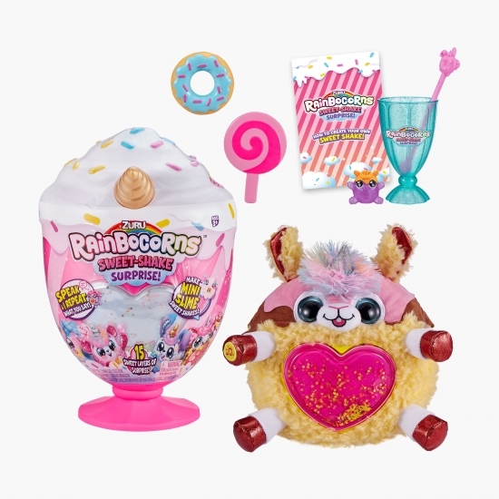 Jucărie Shake cu surprize - Unicornul curcubeu 3+ ani