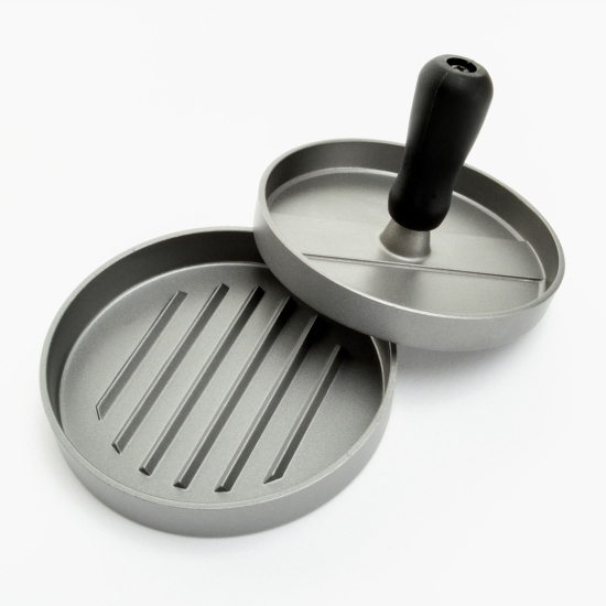 Presă burger metalică, neaderentă, din aluminiu turnat 12cm
