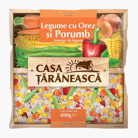Amestec Legume cu orez și porumb 400g