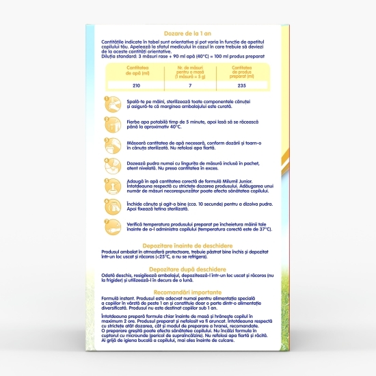 Formulă de lapte Junior, +1 an, 1200g