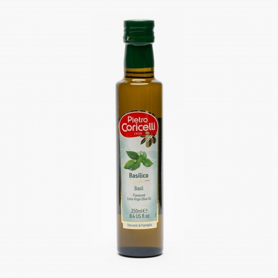 Ulei de măsline extravirgin cu aromă de busuioc 250ml