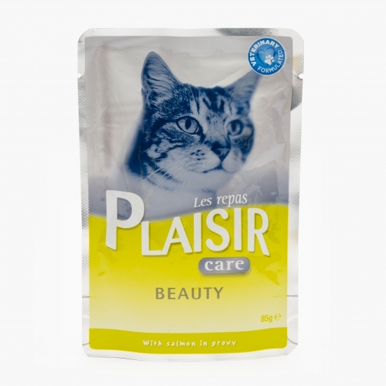 Hrană completă pentru pisici, 85g, Care Beauty plic 