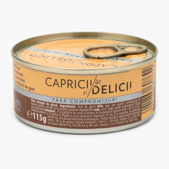 Pate integral de gâscă 115g