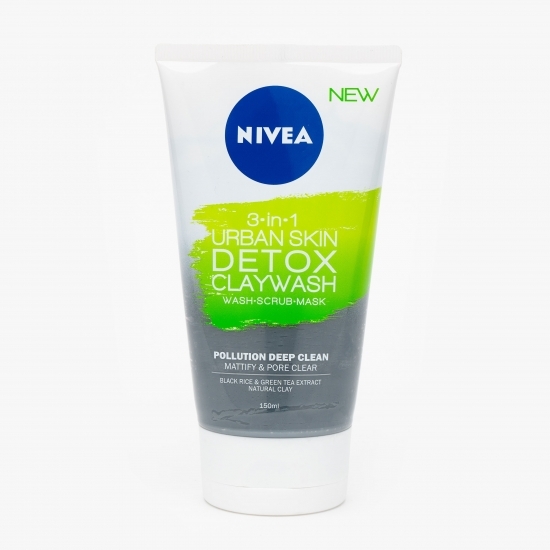 Gel de curățare 3-în-1 Urban Skin Detox 150ml