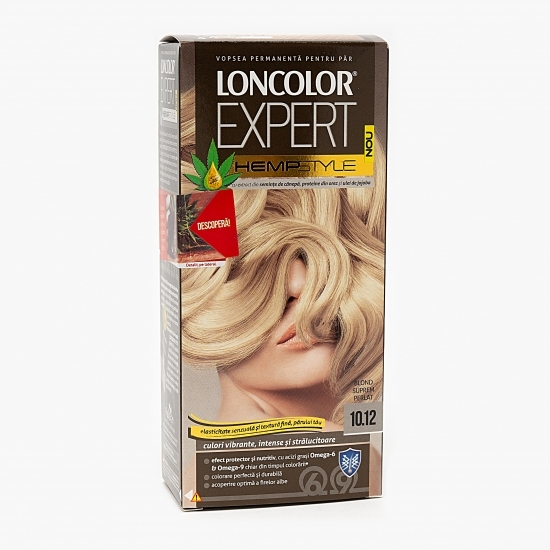 Vopsea permanentă pentru păr Expert Hempstyle 10.12 Blond suprem perlat 100ml