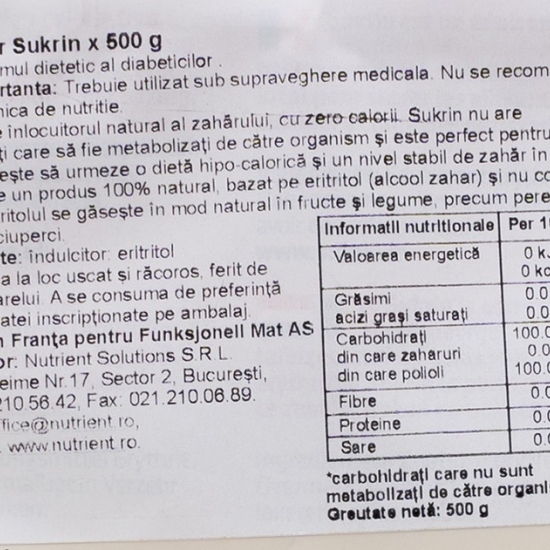 Îndulcitor 500g