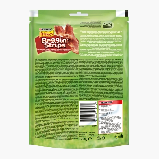 Recompense pentru câini, 120g, Beggin' Strips cu vită