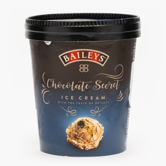 Înghețată cu aromă de ciocolată și alcool și vanilie bourbon cu sos de ciocolată 500ml