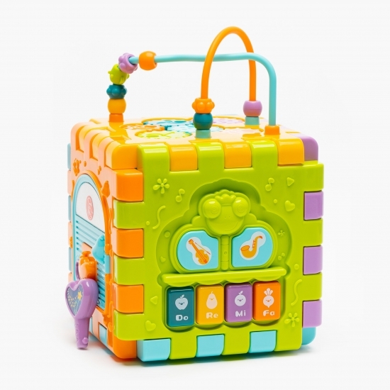 Cub activități 6 fețe interactiv, 18+ luni