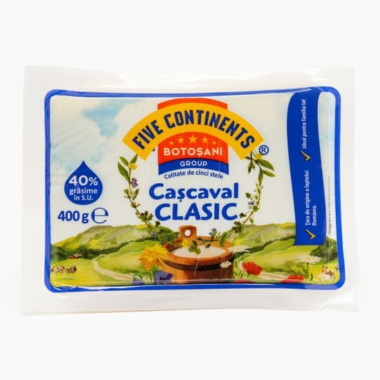 Cașcaval Clasic 40% grăsime 400g
