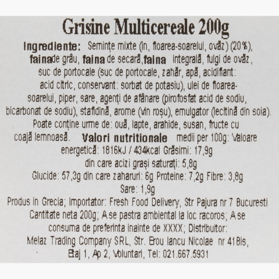 Grisine multicereale 200g
