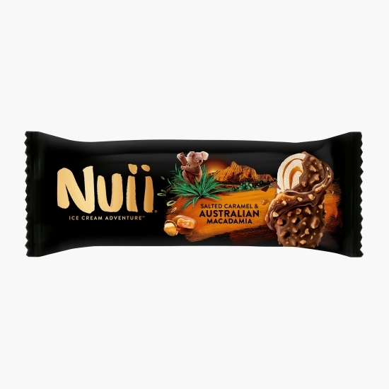 Înghețată de vanilie cu caramel și nuci macadamia 90ml