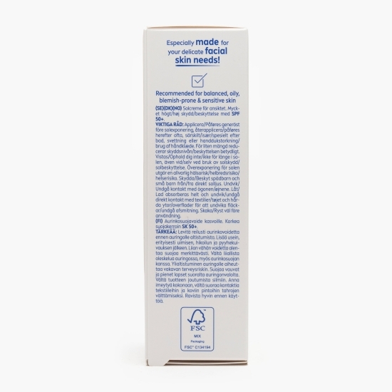 Fluid pentru ten cu SPF50+ și niacinamidă Derma Skin Clear 40ml  