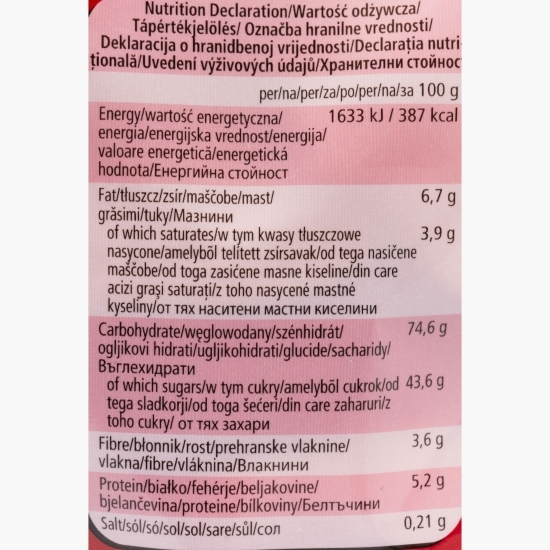 Turtă dulce ciocolată și glazură Mix de Crăciun 600g
