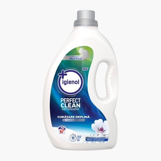 Detergent de rufe lichid Perfect Clean White Musk, 67 spălări, 2.7l