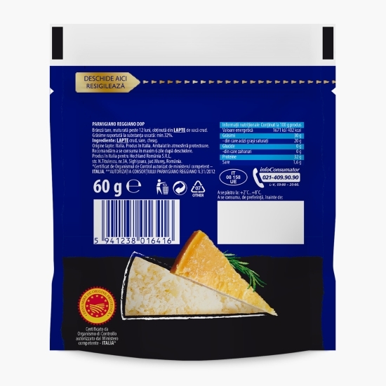 Brânză rasă Parmigiano Reggiano DOP 60g