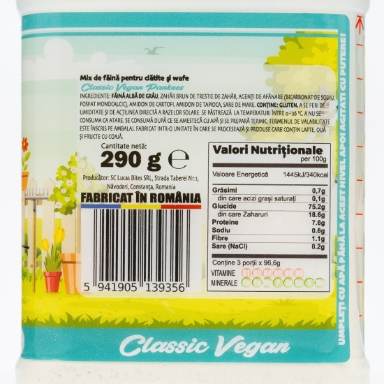 Mix pentru clătite (pancakes) și waffles vegan, Pankees Classic 290g