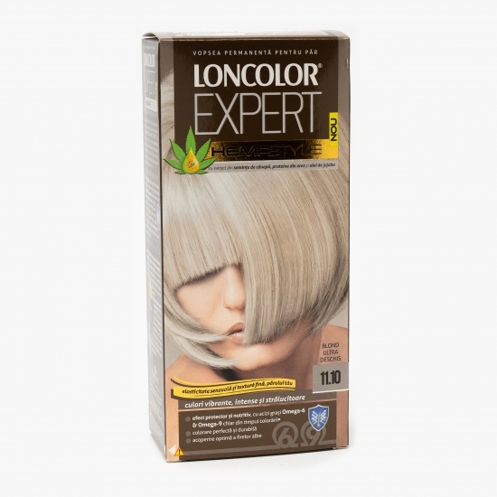 Vopsea permanentă pentru păr Expert Hempstyle 11.10 Blond ultra deschis 100ml