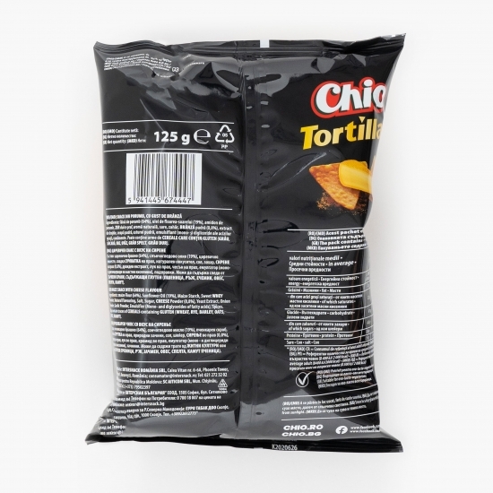 Snack din porumb Tortillas cu gust de brânză 125g