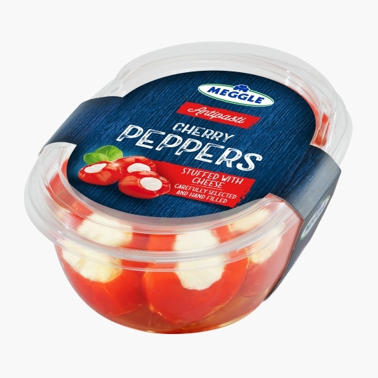 Ardei roșii picanți umpluți cu cremă de branză 210g
