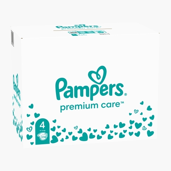 Scutece Premium Care XXL, mărimea 4, 9-14kg, 174 buc