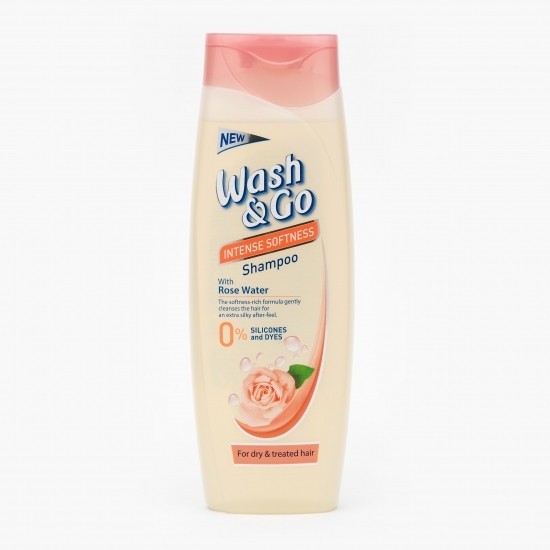 Șampon cu apă de trandafiri Intense Softness 400ml