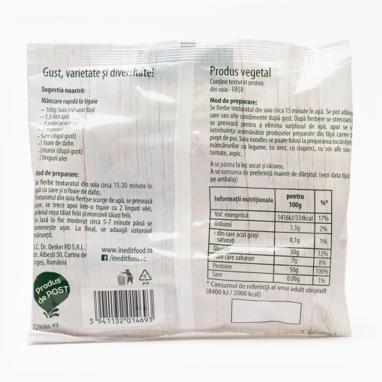 Soia texturat fâșii 100g