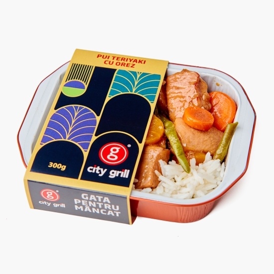 Pui teriyaki și orez 300g