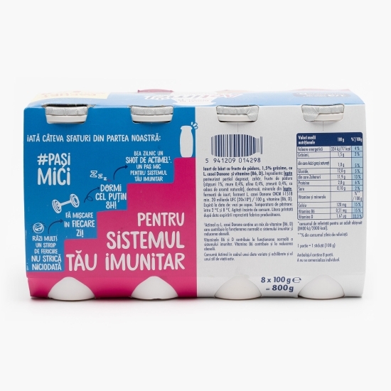 Iaurt de băut cu fructe de pădure 8x100g