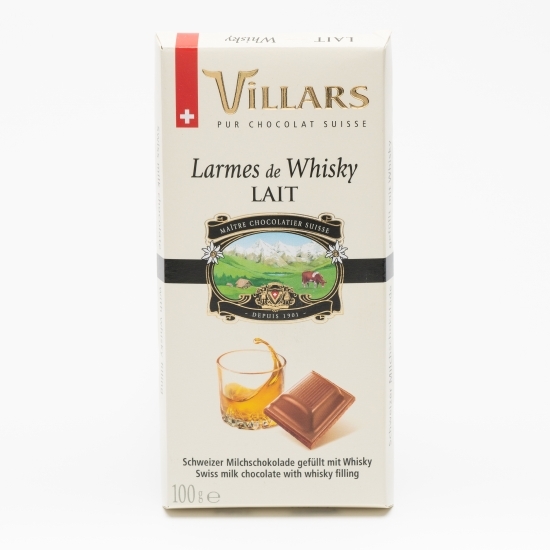 Ciocolată cu lapte și whisky 100g  