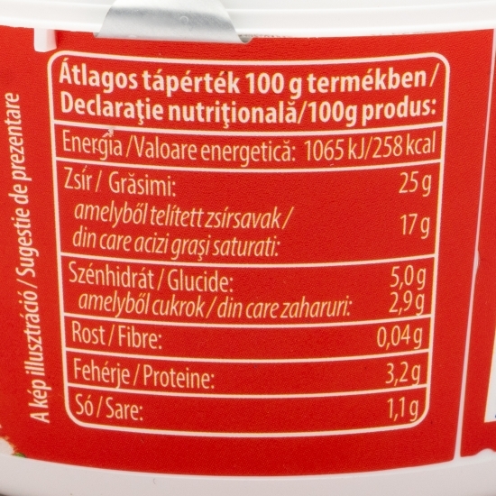 Cremă cu unt și ardei fără E-uri 200g