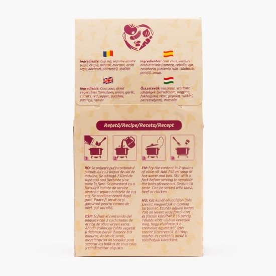 Cuș-cuș cu legume 250g.