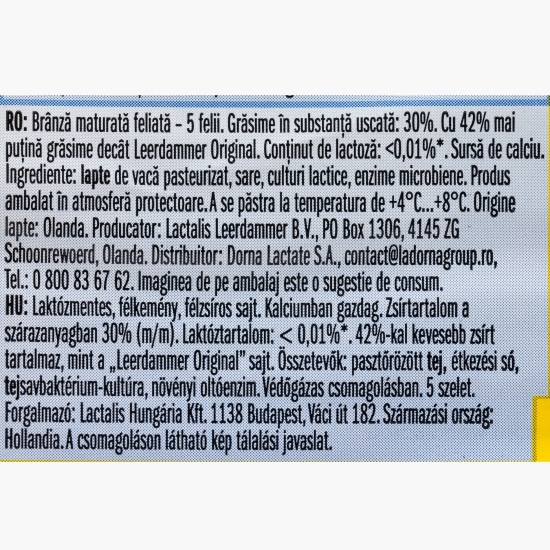Brânză semitare felii Lightlife 100g