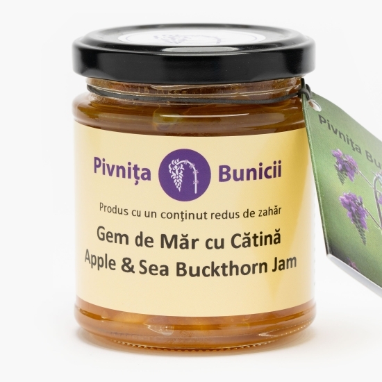 Gem de măr cu cătină 190g