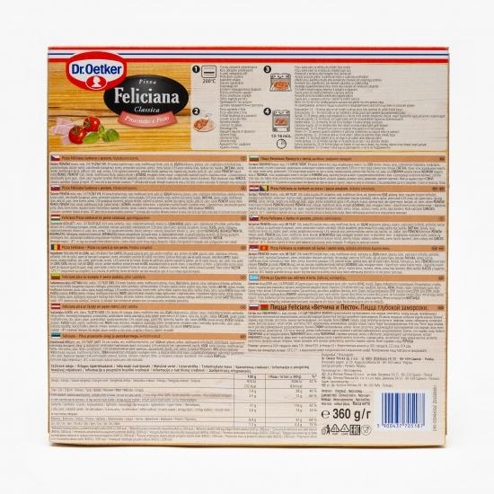 Pizza Feliciana Prosciutto&Pesto 360g