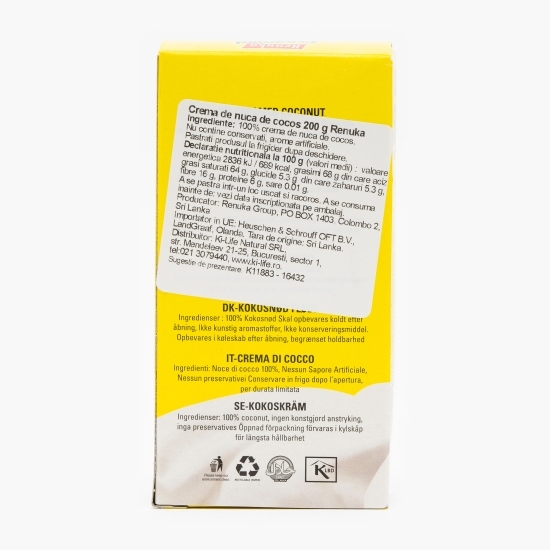 Cremă de nucă de cocos 200g