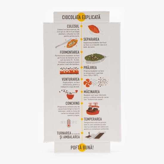 Ciocolată neagră cu cireșe și vișinată 80g