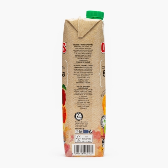 Suc 8 fructe multivitamine, fără zahăr adăugat 1l