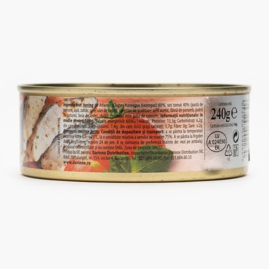 Hering în sos tomat 240g