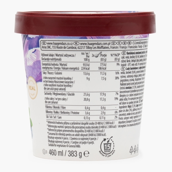 Înghețată de afine și frișcă 460ml (383g)