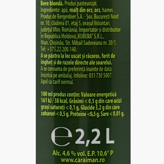 Bere blondă pet 2.2l