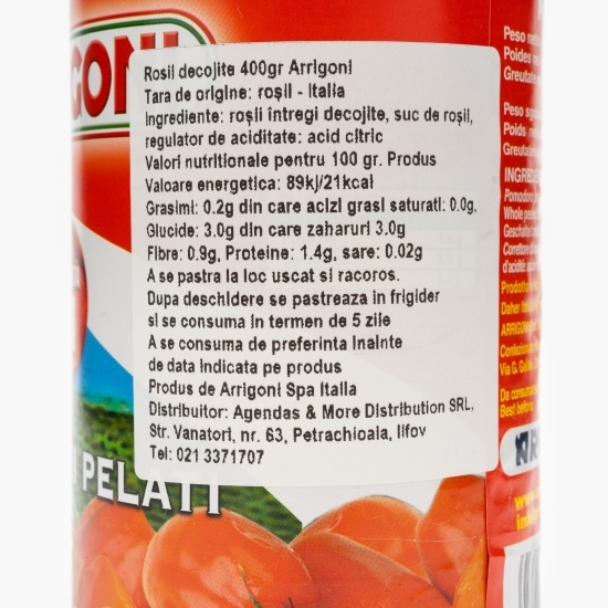 Roșii decojite 400g