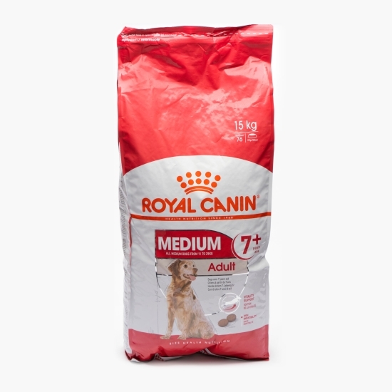 Hrană uscată pentru câini, 15Kg, Medium Adult 7+